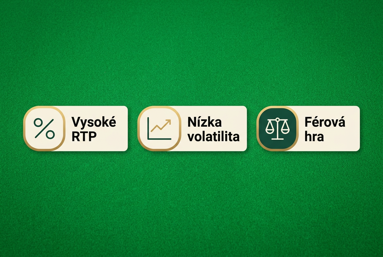 Infografika o RTP a volatilite v slovenských online kasínach